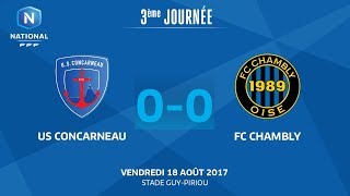 J3  US Concarneau  FC Chambly 00 le replay [upl. by Danila]