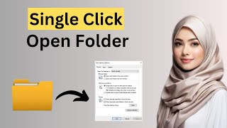 How to Open Files and Folders with a Single Click Windows 10 [upl. by Maurilla]