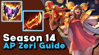 Season 14 AP Zeri Guide  How To Play AP Zeri [upl. by Helban]