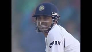 Shoaib Akhters brutal bouncer to Sachin Tendulkar  smashed him on the helmet [upl. by Arakat887]