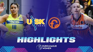 ZVVZ USK Praha v Beretta Famila Schio  QuarterFinals  Highlights  EuroLeague Women 202324 [upl. by Drannek929]