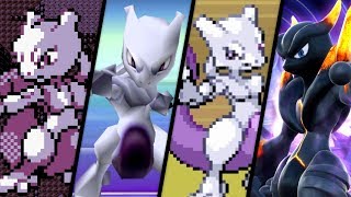 Evolution of Mewtwo Battles 1996  2018 [upl. by Narak737]