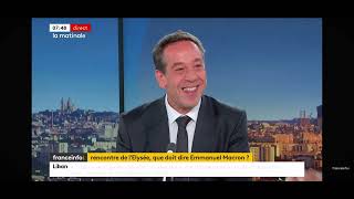 Guillaume Lacroix était linvité politique de la matinale de France Info  Samedi 17 août 2024 [upl. by Namya326]