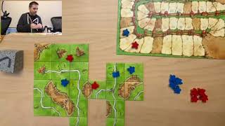 Carcassonne  How to score farmers How to Play amp Review 1st edition [upl. by Yarvis]