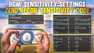 NEW UPDATE 29 🔥BEST SENSITIVITY CODE  CONTROL SETTINGS BGMIPUBG MOBILE  BGMI AFTER UPDATE 29 [upl. by Reinald]