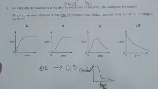 970111ON13 Q 5  Reaction Kinetics [upl. by Gorga]