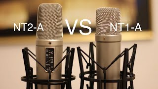 Mic Comparison Rode NT1A vs Rode NT2A [upl. by Dnomyad]