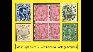 Most Expensive amp Rare Canada Postage Stamps [upl. by Lillywhite830]