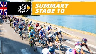 Summary  Stage 10  Tour de France 2018 [upl. by Naerad181]