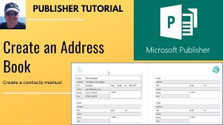 How to create an address book in Microsoft Publisher [upl. by Enomaj]