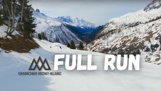 Top to Bottom Full Run  Le Tour Chamonix [upl. by Notsniw]