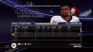 NCAA 11 Football Dynasty RTG SS ep40 [upl. by Airtap]