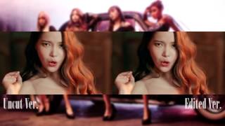 MAMAMOO  Décalcomanie MV Comparison Uncut amp Edited Ver [upl. by Arleyne]