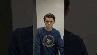 Tom holland x Copines edit 🕸️🥀 marvel spidermancast shorts [upl. by Ris]