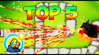 Top 5 BEST Strategies in Bloons TD6 [upl. by Lovering]