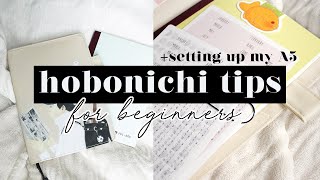 Hobonichi Tips For Beginners  Setting Up My Cousin A5 [upl. by Terry]