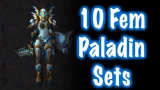 10 Sxc Paladin Transmog Sets 1 World of Warcraft [upl. by Chappelka]