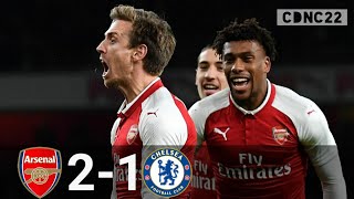 Arsenal vs Chelsea 21 All Goals amp Highlights Carabao Cup EFL Cup 201718 [upl. by Refinneg645]