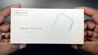 YOEVER Budget Smart Watch with Alexa  Unboxing amp Review [upl. by Aicssej]