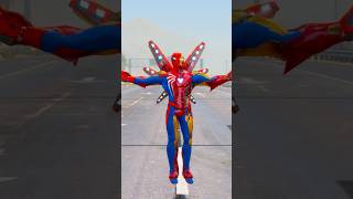 SPIDERMAN amp IRONMAN VS VENOM HULKBUSTER FIGHT WHOS THE STRONGEST 🤯 shorts gta5 [upl. by Dacey56]