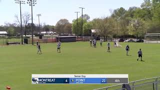 MLAX Point University vs Montreat College [upl. by Aicemaj61]