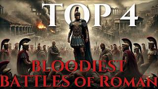 Top 4 ancient and medieval massive battles that CHANGED history of ROMAN EMPIRE [upl. by Layol]