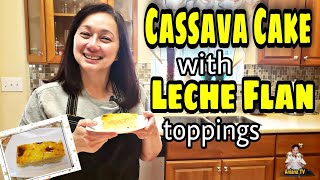 NoBake Cassava Flan  Steamed Cassava Cake Flan  PinoyCookingRecipes [upl. by Ladonna]