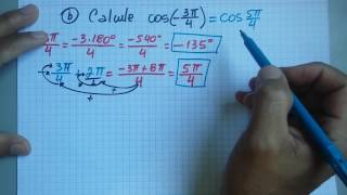 2°Ano  Como calcular o cosseno de um arco em radiano [upl. by Schou140]