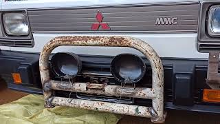 Modifikasi Mitsubishi L300 Van  After mounting the Mitshubishi L300 Bull Bar [upl. by Henrik278]