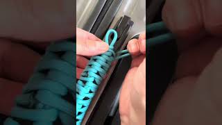 Simple and Easy to carry Paracord weaving method diyparacord shorts [upl. by Acirtap]