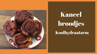 Kaneelbroodjes  koolhydraatarm recept [upl. by Marbut]