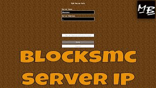 Minecraft Blocksmc Server IP [upl. by Ellis]