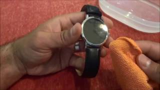 How To Clean A Watch Crystal EASILY [upl. by Ataga]