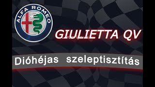 Dióhéjas szívószelep tisztítás Alfa Giulietta QV [upl. by Willumsen]