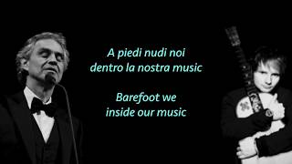 Ed Sheeran Perfect Symphony ft Andrea Bocelli lyrics amp translate [upl. by Assirolc]