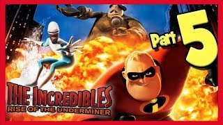 The Incredibles Rise of the Underminer Walkthrough Part 5 Dugs Under Water Plant [upl. by Schear]