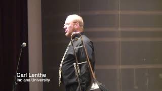 Carl Lenthe Trombone Recital [upl. by Soren]