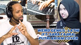 PUTRI ARIANI  Lathi Weird Genius ft Sara Fajira cover Reaction [upl. by Rihana]