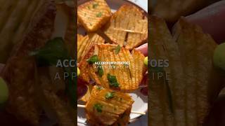 Make these crispy ACCORDION POTATOES 🪗🥔 potato potatorecipe accordionpotatoes [upl. by Caterina349]