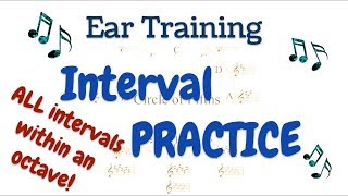 Ear Training Interval Practice  All Intervals [upl. by Nicolella197]