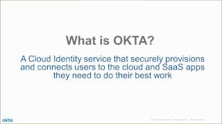 Okta User Experience [upl. by Ajtak563]