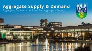 Aggregate Demand and SRAS  Macroeconomics for Business Week 10 Class 1 [upl. by Harwilll]