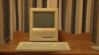 Apple Macintosh SE30 1989 Full Tour Start Up and Demonstration [upl. by Sager]