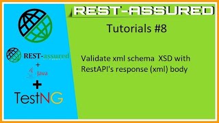 Tutorials 8  RestAssured  XML Schema XSD validation [upl. by Biagi403]