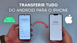 Como Transferir TODOS os Dados do Android para o iPhone Passo a Passo [upl. by Lahcym]