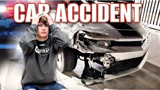 He CRASHED his NEW CAR First Car Accident [upl. by Lauri423]