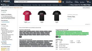 Productor for Merch by Amazon  Sales Rank Watchlist [upl. by Lian]