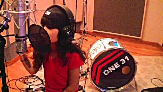 Baby Kaely 6 years old recording new song KOOL KIDZ [upl. by Eeladnerb]