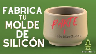 Tutorial  Cómo hacer Moldes de silicona para macetas paso a paso concreto cemento desde 0 y fácil [upl. by Hildagard]