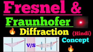 fresnel and fraunhofer diffraction [upl. by Skelton]